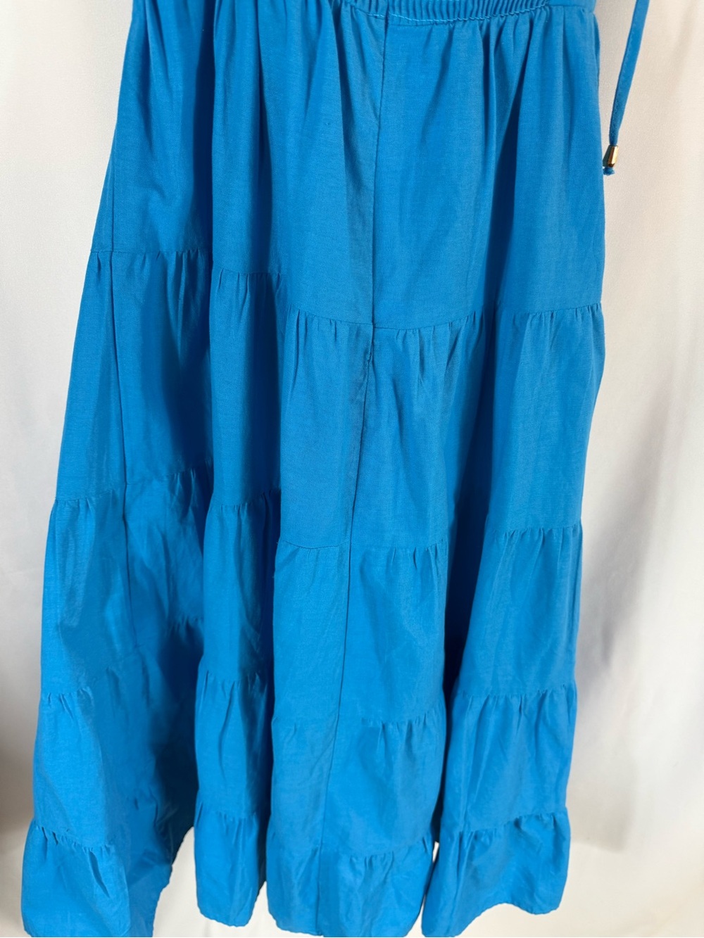 Petal and Pup Women's Lenny Maxi Dress size:S color: blue - Picture 12 of 13